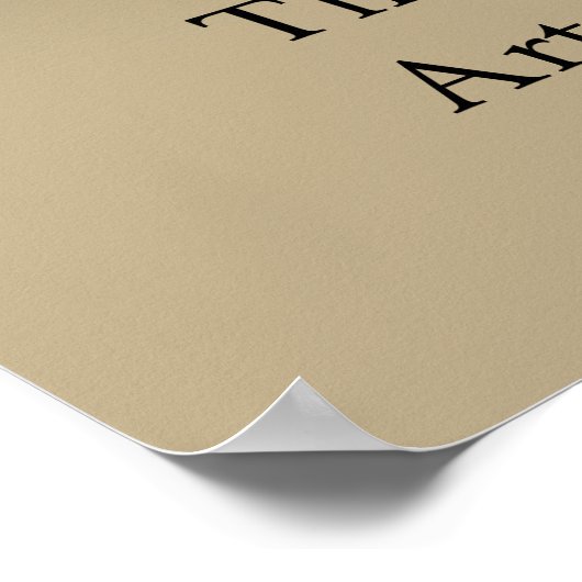 Vincent van Gogh – Emotioneel eerbetoon Poster (Hoek)