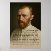 Vincent van Gogh – Emotioneel eerbetoon Poster (Voorkant)