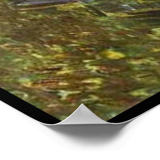 Vincent van Gogh en zijn kat Poster (Hoek)