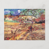 Vincent Van Gogh - Enclosed Wheat Field Fine Art Briefkaart (Voorkant)