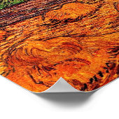 Vincent Van Gogh - Evening Landscape Rising Moon Poster (Hoek)