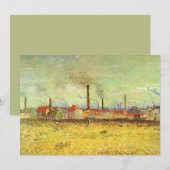 Vincent van Gogh - Fabrieken te Asnières (Voorkant / Achterkant)