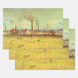 Vincent van Gogh - Fabrieken te Asnières Inpakpapier Vel