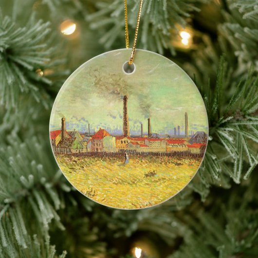 Vincent van Gogh - Fabrieken te Asnières Keramisch Ornament (Boom)