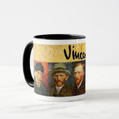 Vincent Van Gogh Faces Mok (Voorkant links)