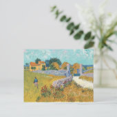 Vincent van Gogh Farmhouse Briefkaart (Staand voorkant)