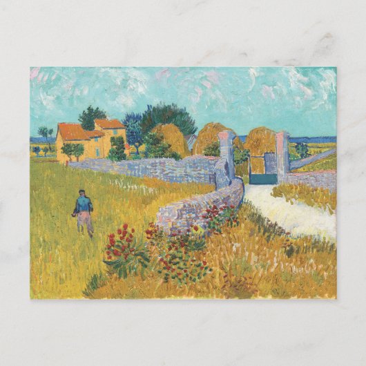 Vincent van Gogh Farmhouse Briefkaart (Voorkant)