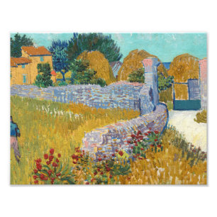 Vincent van Gogh Farmhouse in Provence, 1888 Foto Afdruk