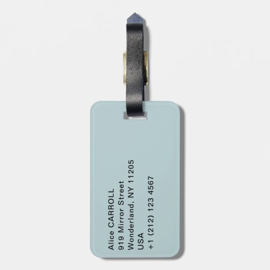 Vincent van Gogh - Farmhouse in Provence Bagagelabel (Achterkant verticaal)