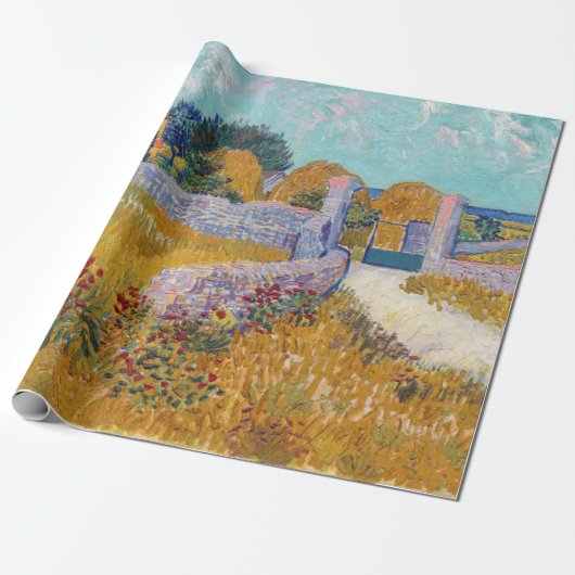 Vincent van Gogh - Farmhouse in Provence Cadeaupapier (Uitgerold)