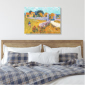 Vincent van Gogh - Farmhouse in Provence Canvas Afdruk (Insitu (Slaapkamer))