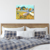 Vincent Van Gogh Farmhouse in Provence Canvas Afdruk (Insitu (Slaapkamer))