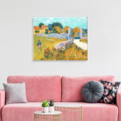 Vincent Van Gogh Farmhouse in Provence Canvas Afdruk (Insitu (Woonkamer))