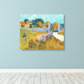 Vincent Van Gogh Farmhouse in Provence Canvas Afdruk (Insitu (Houten vloer))