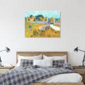Vincent Van Gogh Farmhouse in Provence Canvas Afdruk (Insitu (Slaapkamer))