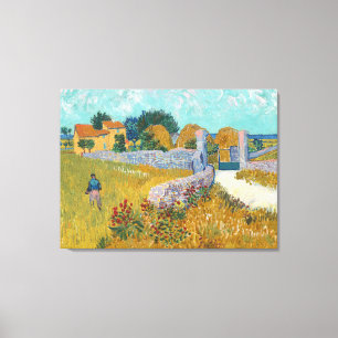Vincent Van Gogh  Farmhouse in Provence Canvas Afdruk