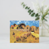 Vincent van Gogh - Farmhouse in Provence Fine Art Briefkaart (Staand voorkant)