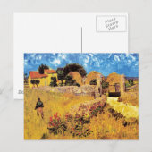 Vincent van Gogh - Farmhouse in Provence Fine Art Briefkaart (Voorkant / Achterkant)