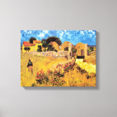 Vincent van Gogh - Farmhouse in Provence Fine Art Canvas Afdruk (Voorkant)