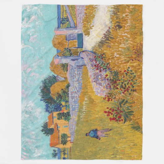 Vincent van Gogh - Farmhouse in Provence Fleece Deken (Voorkant)