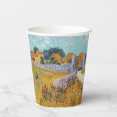 Vincent van Gogh - Farmhouse in Provence Papieren Bekers (Achterkant)