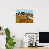 Vincent van Gogh Farmhouse in Provence Poster (Thuiskantoor)