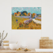 Vincent van Gogh - Farmhouse in Provence Poster (Keuken)