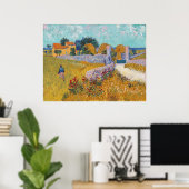 Vincent van Gogh - Farmhouse in Provence Poster (Thuiskantoor)