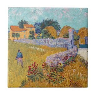 Vincent van Gogh - Farmhouse in Provence Tegeltje