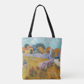 Vincent van Gogh - Farmhouse in Provence Tote Bag (Achterkant)