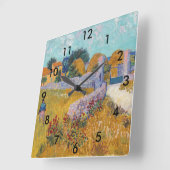 Vincent van Gogh - Farmhouse in Provence Vierkante Klok (Hoek)