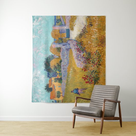 Vincent van Gogh - Farmhouse in Provence Wandkleed (In situ)