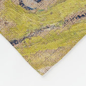 Vincent van Gogh - Farmhouse met Two Figures Fleece Deken (Hoek)