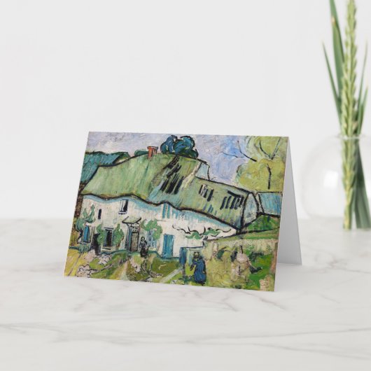 Vincent van Gogh - Farmhouse met Two Figures Kaart (Voorkant)