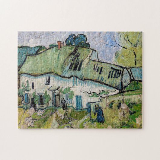Vincent van Gogh - Farmhouse met Two Figures Legpuzzel (Horizontaal)