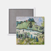 Vincent van Gogh - Farmhouse met Two Figures Magneet (Voorkant / Achterkant)