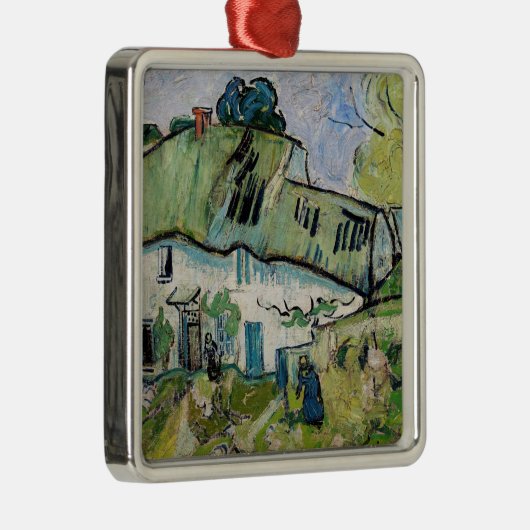 Vincent van Gogh - Farmhouse met Two Figures Metalen Ornament (Rechts)