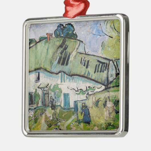 Vincent van Gogh - Farmhouse met Two Figures Metalen Ornament (Links)