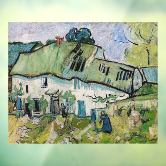 Vincent van Gogh - Farmhouse met Two Figures Raamsticker (Vel 3)