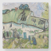 Vincent van Gogh - Farmhouse met Two Figures Stenen Onderzetter (Voorkant)