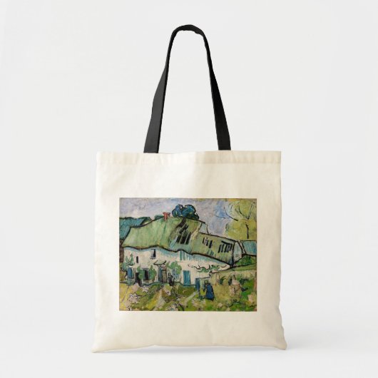 Vincent van Gogh - Farmhouse met Two Figures Tote Bag (Voorkant)