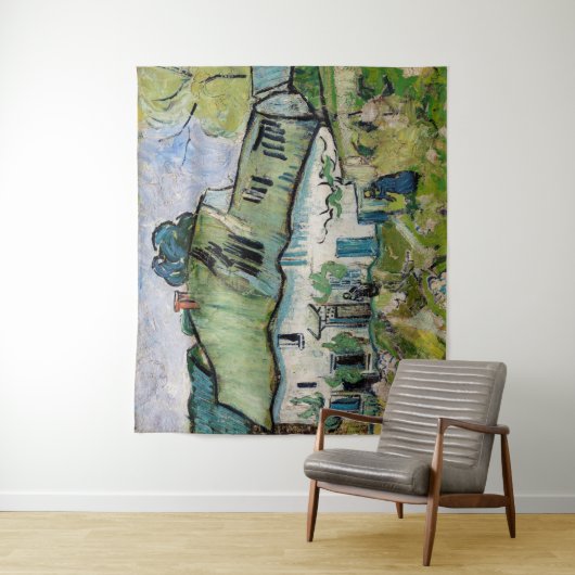 Vincent van Gogh - Farmhouse met Two Figures Wandkleed (In situ)