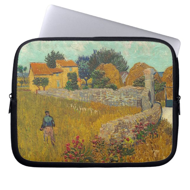 Vincent van Gogh | Farmhouse Provence, 1888 Laptop Sleeve (Voorkant)