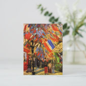 Vincent Van Gogh - Feest van 14 juli Briefkaart (Staand voorkant)