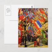 Vincent Van Gogh - Feest van 14 juli Briefkaart (Voorkant / Achterkant)