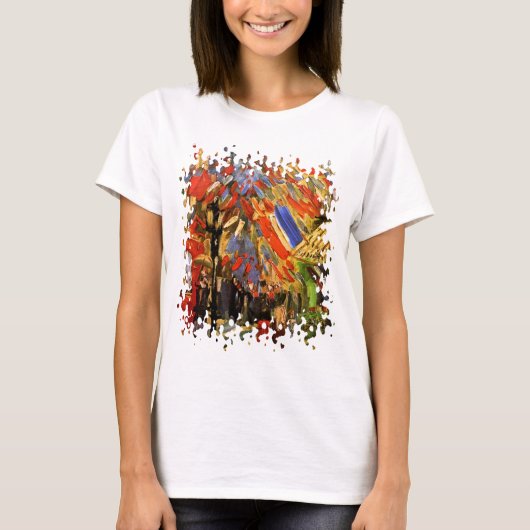 Vincent Van Gogh - Feest van 14 juli T-shirt (Voorkant)