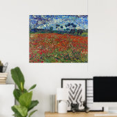 Vincent van Gogh Field of Poppies Poster (Thuiskantoor)