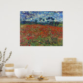 Vincent van Gogh Field of Poppies Poster (Keuken)