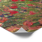 Vincent van Gogh Field of Poppies Poster (Hoek)