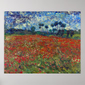 Vincent van Gogh Field of Poppies Poster (Voorkant)